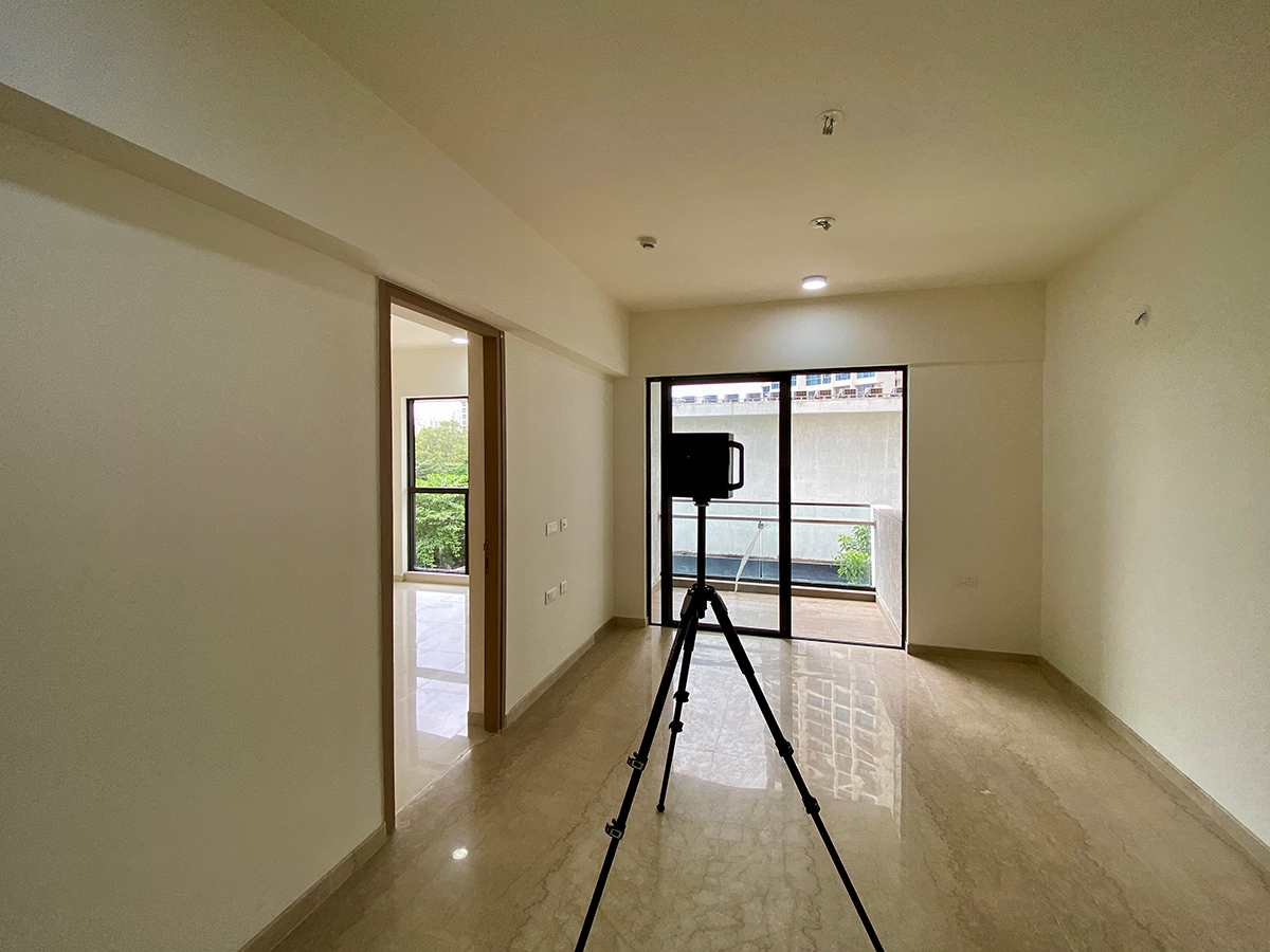 A residential apartment interior documented in Mumbai.