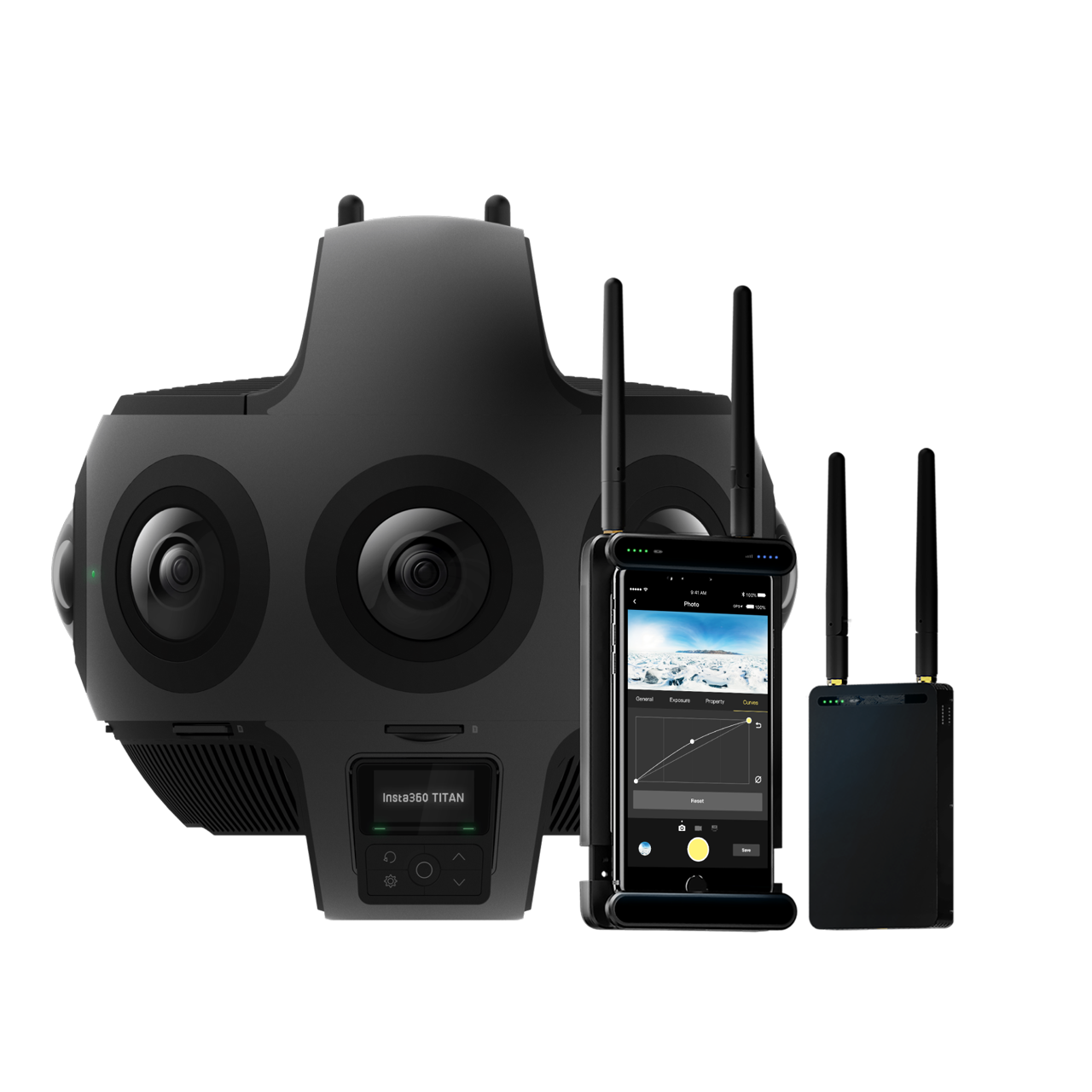 Insta360 Titan Cinematic VR Camera.